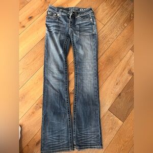 Miss Me Irene Dark Blue Boot Cut Jeans